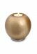Kristal glazen kaarshouder mini urn goudkleurig craquelé