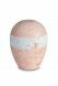 Porseleinen mini urn 'Planet' - Roze marmer motief