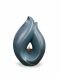 Kaarshouder urn 'Flame of Memory' - zilverblauw