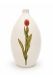 Handbeschilderde urn met tulp