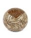 Handgemaakte mini urn van keramiek 'Ares' - beige