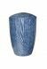 Houten urn blauw