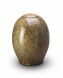 Keramische urn geel