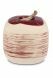 Urn van keramiek 'Zaria unica' met Bordeaux rode versiering