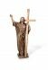 Gedenkbeeld Christus met kruis - 3d, vrijstaand, plug onderzijde