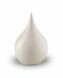 Keramische urn 'Druppel' wit