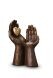 Mini urn 'Ons hartje' met kaarshouder 