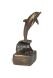 Assculptuur 'Vrijheid' dolfijn mini urn