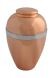 Bronzen mini urn hoogglans met ring