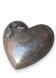 Bronzen urn 'Hart met vlinders' voor buiten 