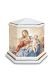 Urn van porselein 'Esagono' | Onze-Lieve-Vrouw met Kind - goudkleurige boorden