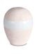 Porseleinen urn 'Planet' - Coral roze reliëf