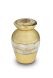 Messing mini urn goudkleurig met parelmoer