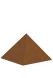 Cortenstalen piramide (duo) urn