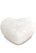 Halfstaande hart urn met bloemenmotief uit de Love Collectie