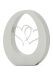 RVS mini urn 'Oval hearts'