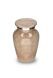 Kleine beige urn 'Elegance' met natuursteenlook