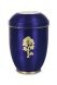 Urn van staal blauw 'Boom'