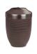 Urn van staal bruin