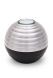 Mini urn met waxinelicht 'Wave' alu-zwart