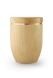 Houten urn met messing ring