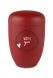 Metalen urn rood 'With you'
