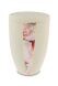 Stalen urn 'Bloemenpoëzie' beige