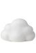 Wolk mini urn van keramiek wit