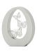 RVS mini urn 'Oval butterflies'