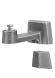 Aluminium wandhouder voor graflantaarn