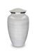Aluminium urn 'Elegance' natuursteenlook wit-grijs