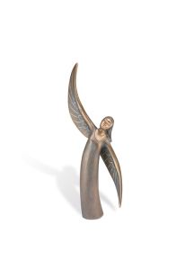 Mini urn ' Engel van Hoop' van brons