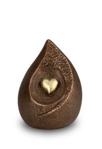 Art mini urn 'Traan van een liefdevolle herinnering'