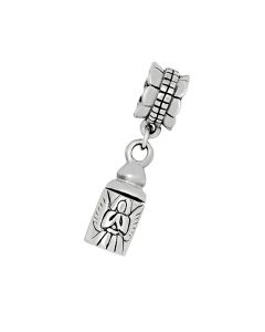 Asbedel 'Beschermengel' van 925 zilver