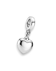 Asbedel 'Hartje' van 925 zilver