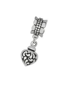 Asbedel 'Hartje' van 925 zilver