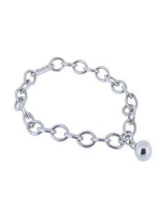 Bedelarmbandje zilver (zonder bedel)