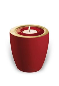Kaarshouder mini urn 'Luna' Rubio goud