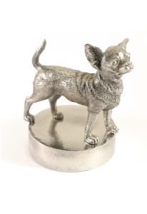 Chihuahua urn zilvertin