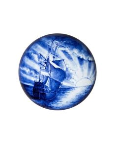Delfts Blauwe mini urn 'Sailing'