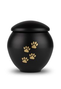 Dierenurn met goudkleurige dierenpootjes