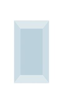 Facetglas voor graflantaarn in verschillende afmetingen