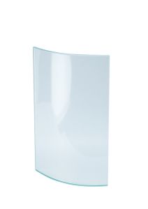 Gebogen glasruitje voor graflantaarns