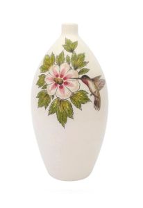 Handbeschilderde mini urn 'Kolibrie'