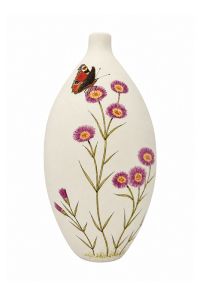 Handbeschilderde mini urn 'Vlinder'