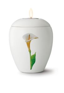 Kaarshouder mini urn 'Aronskelk'