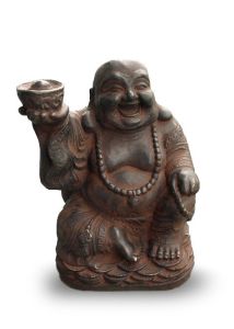 Lachende Boeddha brons