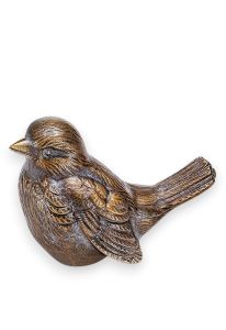 Mini urn Vogel van brons - Symbool van vrijheid en liefde
