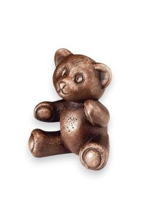 Mini urn 'Teddybeer' van brons - Symbool van liefde en geborgenheid