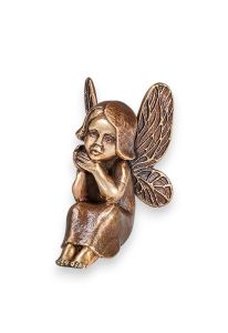 Mini urn 'Vlinderkind' van brons - Liefde die altijd blijft